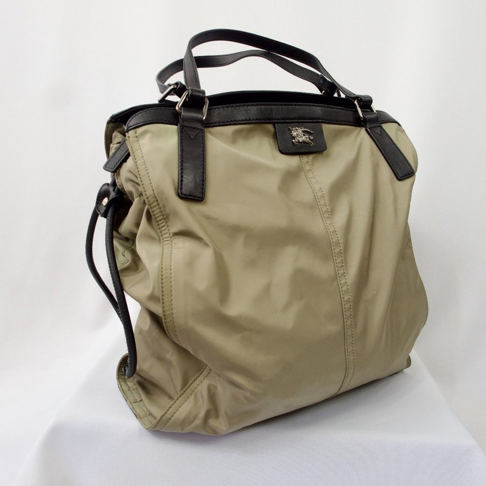 Almost New Burberry Buckleigh Nylon Tote Bag